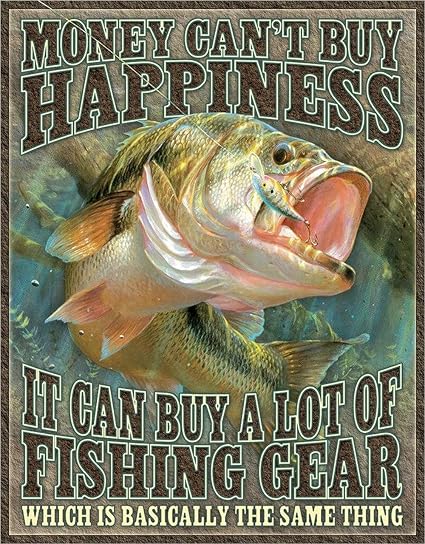 Placa Decorativa Fishing Gear