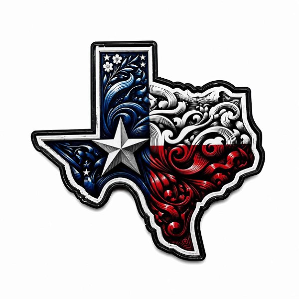 Caixa Luminosa Texas Stars