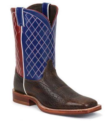 Bota Justin Boots Rootbeer Yeti Cowhide BR400