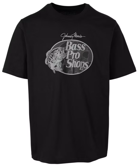 Camiseta Bass Pro Shops Camo-Filled Black
