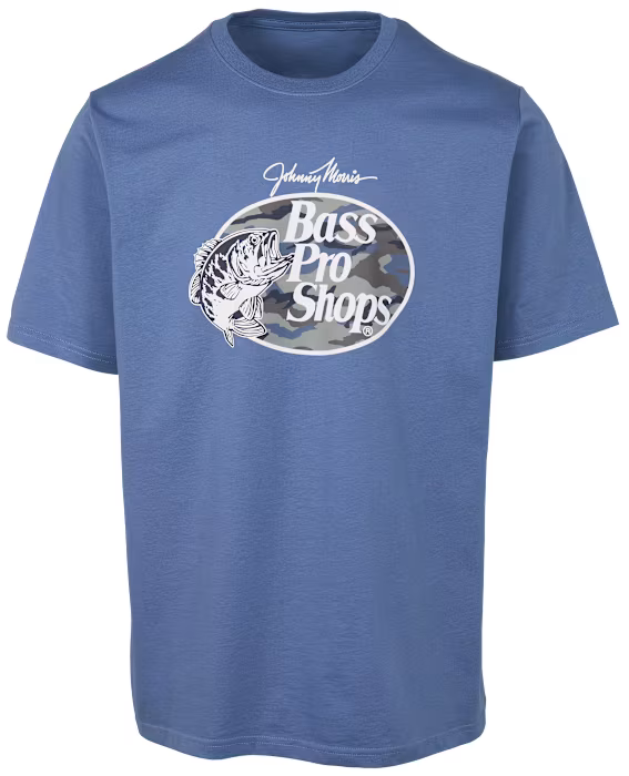 Camiseta Bass Pro Shops Camo-Filled Infinity Blue