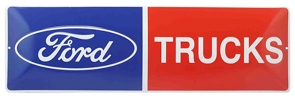 Placa Decorativa Ford Trucks