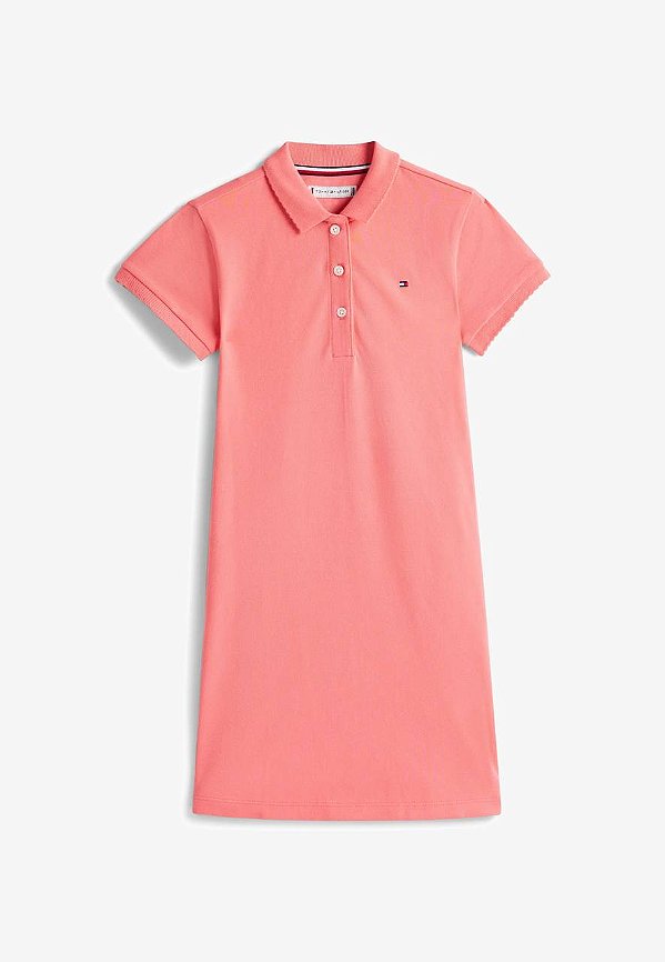 Vestido Infantil Polo Tommy Hilfiger Tropical Blush 6800763884