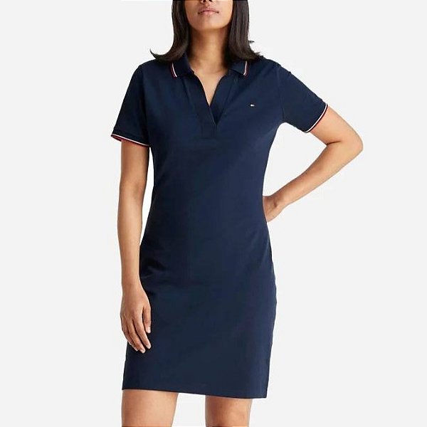 Vestido Polo Tommy Hilfiger WW0WW47145 Knee Dress