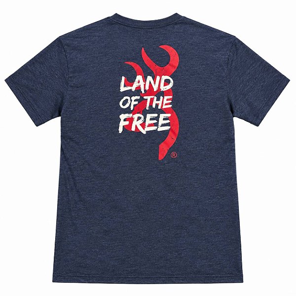 Camiseta Browning 126897765 Heather Navy