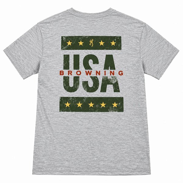 Camiseta Browning 126896164 Sport Gray