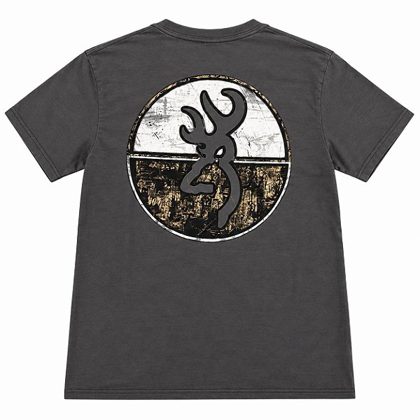 Camiseta Browning 126898371 Charcoal