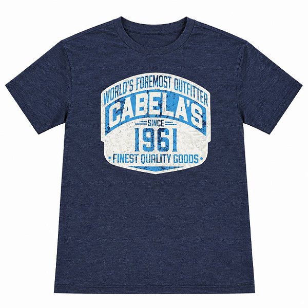 Camiseta Cabelas Navy Heather