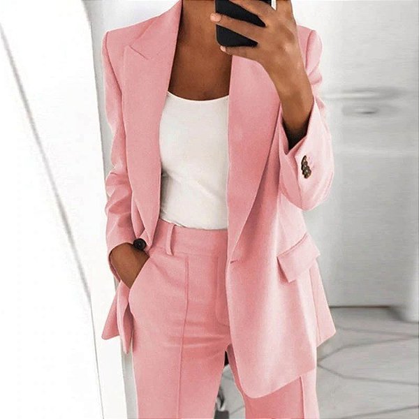 blazer cardigan longo