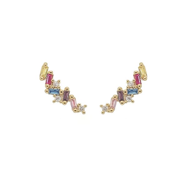 Ear Cuff Colors no banho ouro 18k