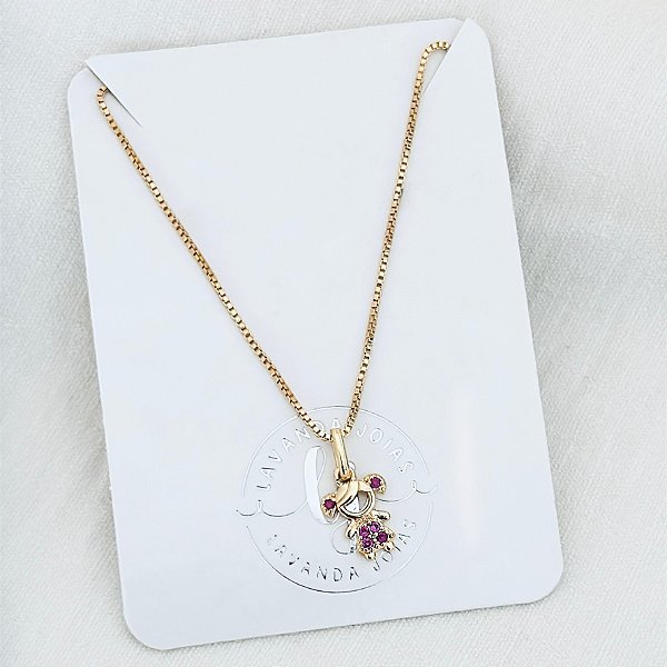 Colar Filha banho Ouro 18k