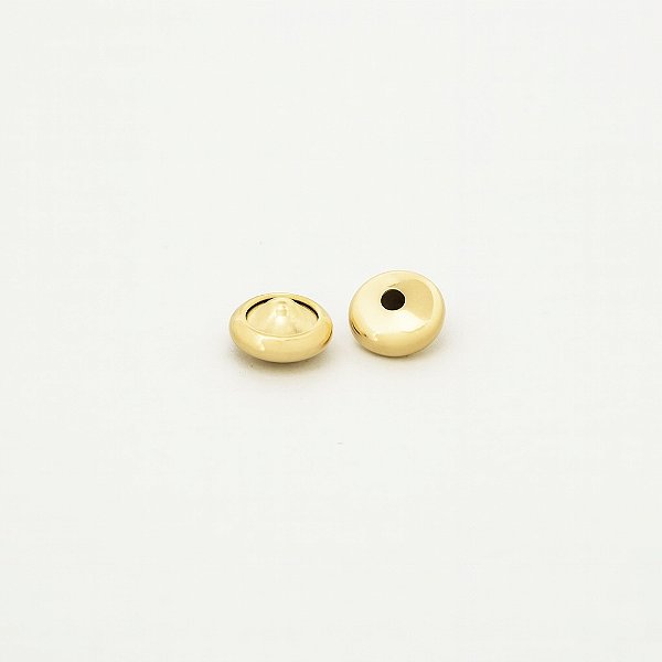 Tarraxa Baby para Brinco Infantil em banho Ouro 18k