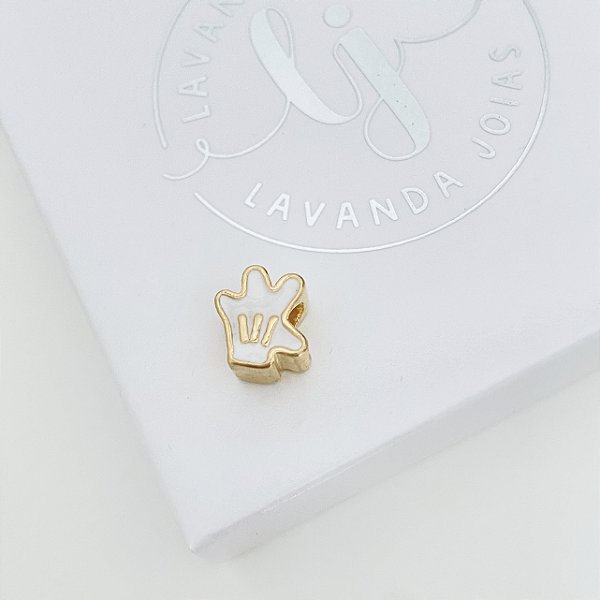 Berloque Luva Disney em banho Ouro 18k