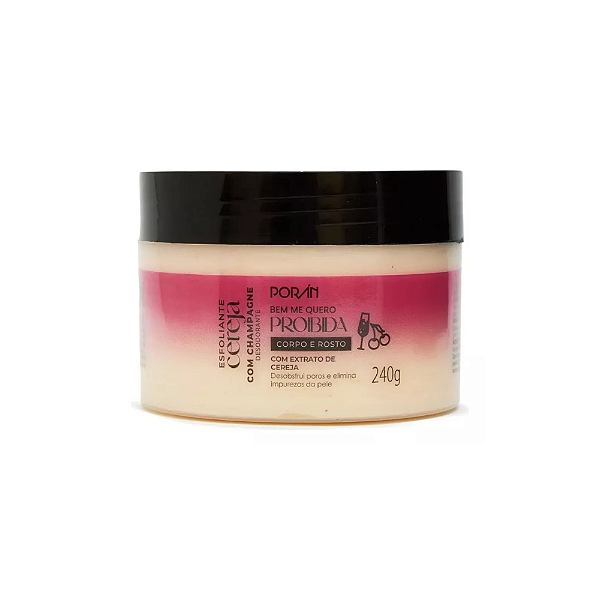 ESFOLIANTE CEREJA COM CHAMPAGNE