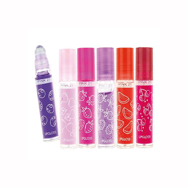 LIP GLOSS FRUTAS - PINK 21