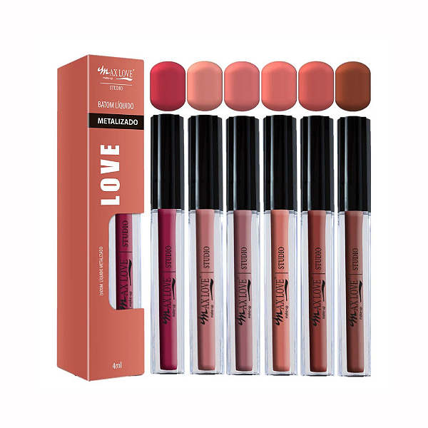 BATOM LIQUIDO METALIZADO 4ml - MAX LOVE
