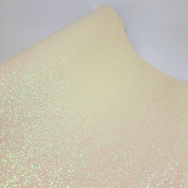 Lonita Glitter 25cmx30cm - Branco
