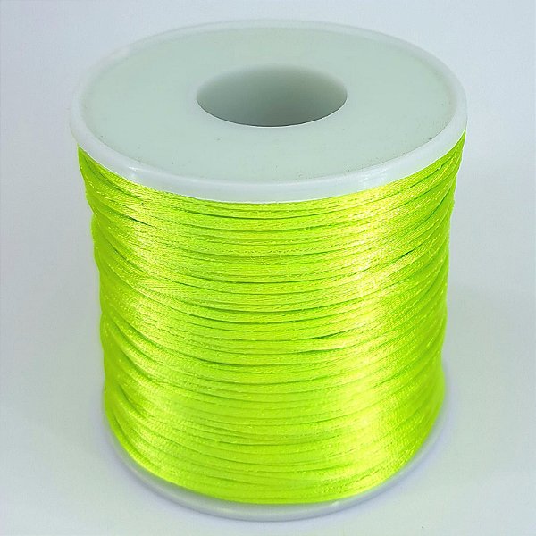 Fio de Seda de 1MM com 100M - Verde Limão