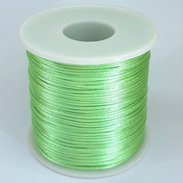 Fio de Seda de 1MM com 100M - Verde Orvalho