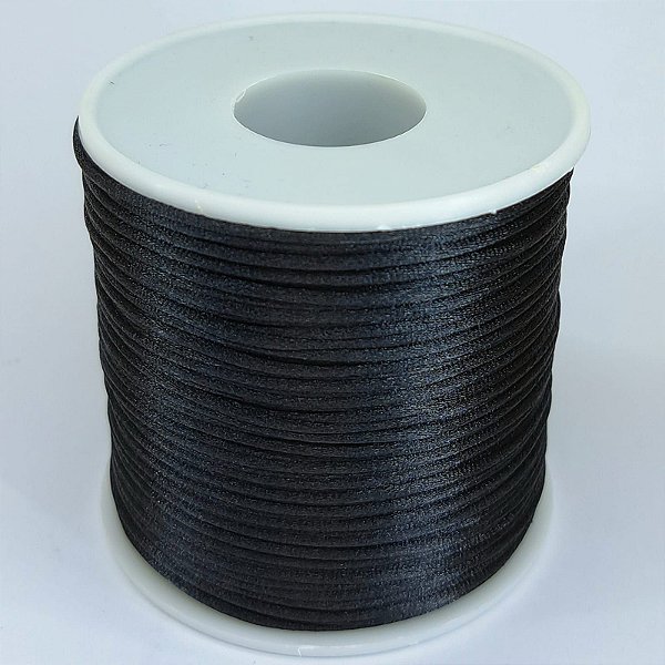 Fio de Seda de 1MM com 100M - Preto