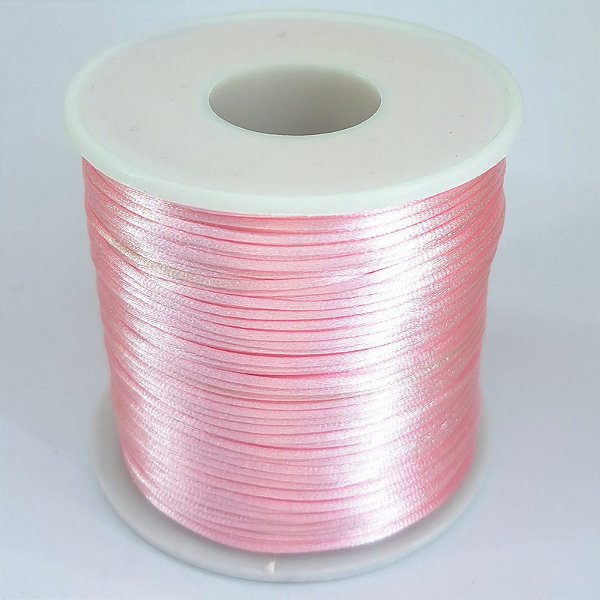 Fio de Seda de 1MM com 100M - Rosa BB