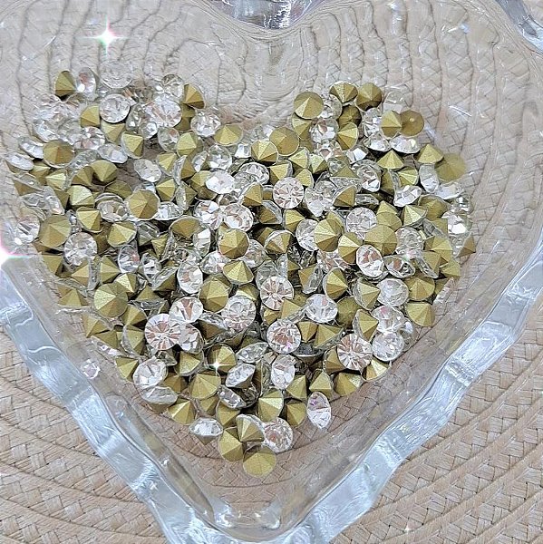 Strass Ponto de Luz SS24 Kit 12 un. - Cristal