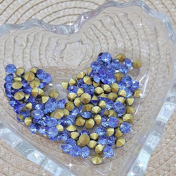 Strass Ponto de Luz SS24 Kit 12 un. - Água Marinho