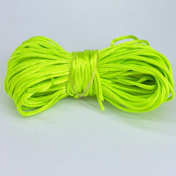 Meada de fio rabo de rato 1MM - Verde Limão