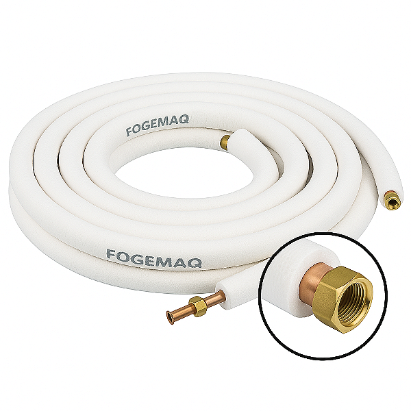 Kit Tubulação Tubo De Cobre para ar condicionado 1/4 e 3/8 3 metros