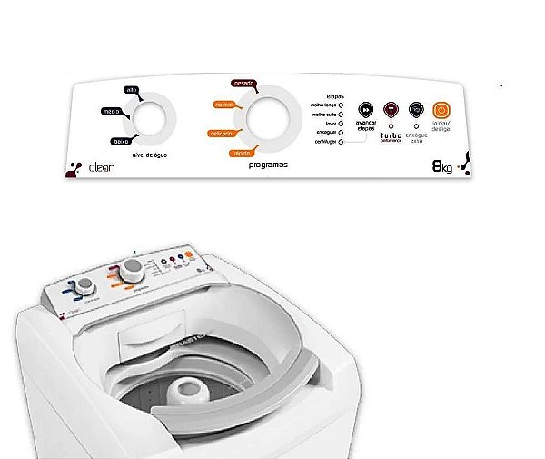 Painel Decorativo Membrana Adesivo Branco Brastemp Bwb08a