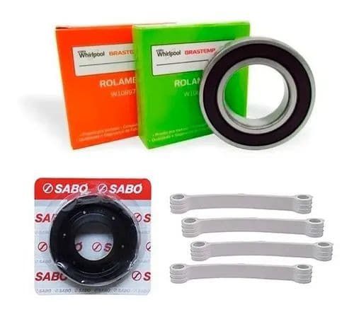 Rolamentos E Retentor Brastemp Bwl11 Bwb11 Bwc10 Bwl09