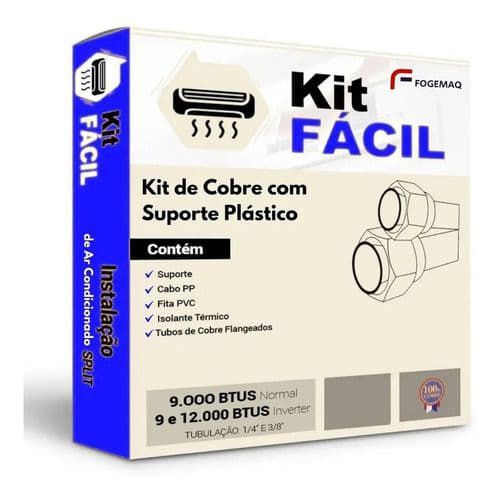 Kit Instalação Ar Condicionado 1 Metro Inverter 9 12000btus