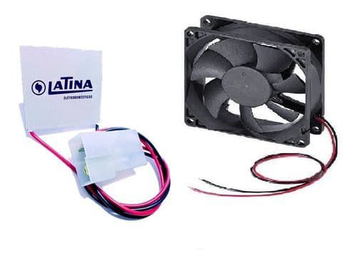 Kit Pastilha Peltier Latina E Micro Ventilador Original