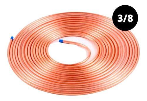 6 Metros Tubo De Cobre Flexível 3/8 9,52mm