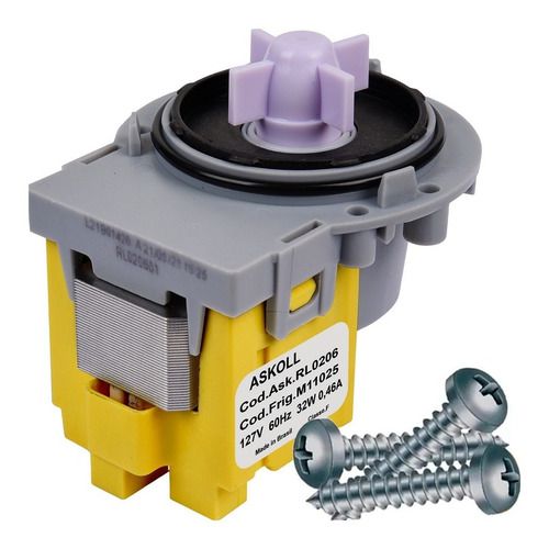 Eletrobomba  Bomba Drenagem 127v Lavadora Electrolux Ltd13