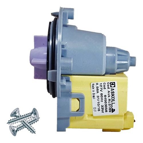 Bomba 127v Lavadora De Roupas Tira Manchas 9 Kg Bwt09ab