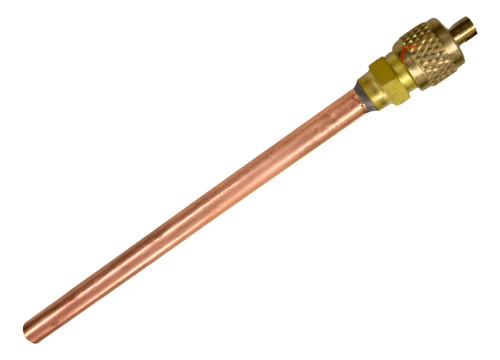 Válvula De Serviço Refrigeração Schrader 1/4 C/100mm