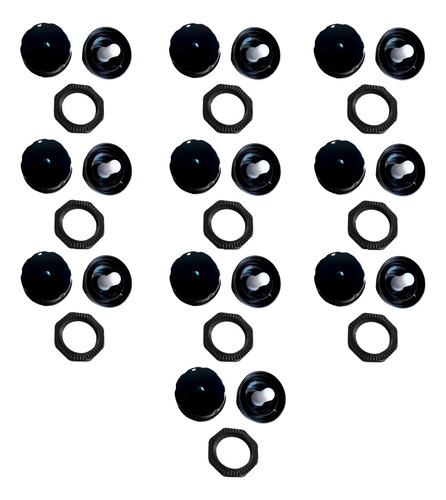 10 Botões Manipulo Preto Compatível Purificador Soft