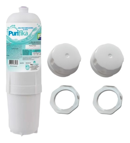 Refil E Botão Compatível Purificador Água Soft Everest Star