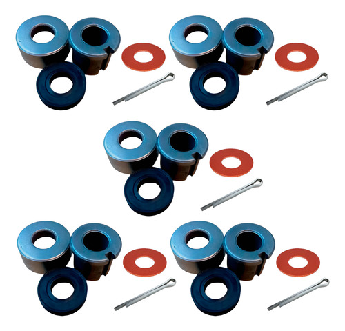 5 Kit Retentor Bucha Agitador Tanquinho Colormaq Lcm Lcb Lcs