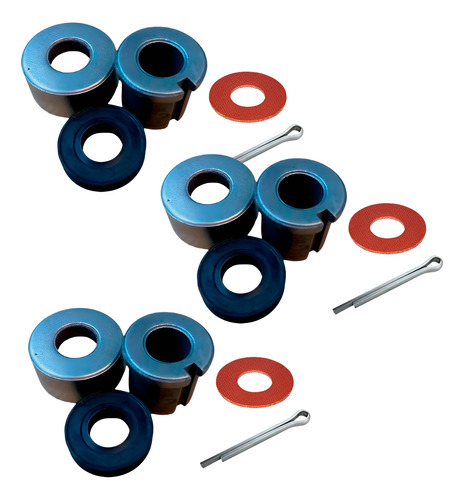 3 Kit Retentor Bucha Agitador Tanquinho Colormaq Lcm Lcb Lcs