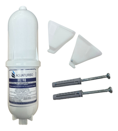 Refil Filtro Aquaturbo Soft Everest C/ Suporte