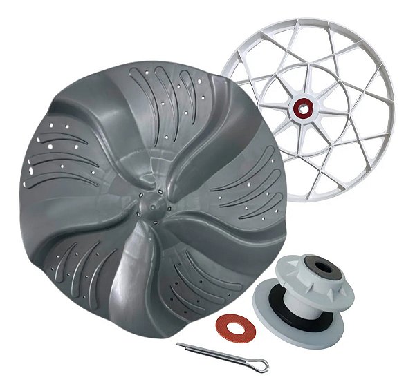 Batedor Colormaq Cubo Ferro Lcs14/16kg Completo Com Polia Cinza