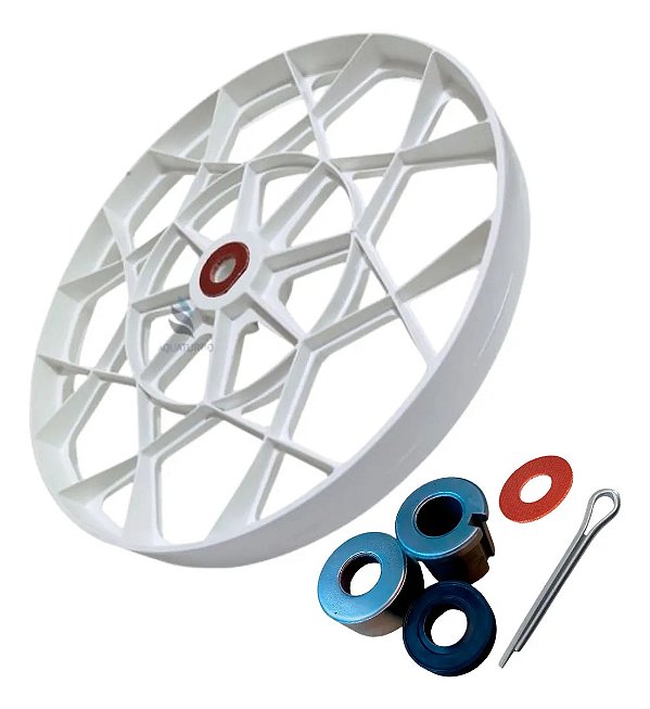 Polia Tanquinho Colormaq 16kg 18kg 20kg Com Buchas De Ferro
