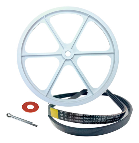 Kit Correia+polia Agitador+cupilha Colormaq Lcm 9kg á 20kg