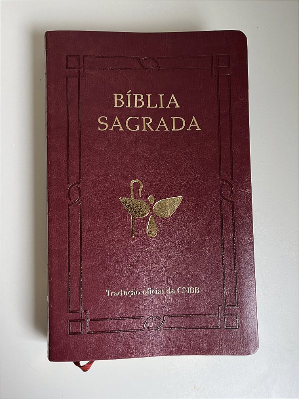 BÍBLIA LETRA GRANDE VINHO - LUXO COM ABAS