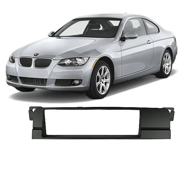 Moldura 1 Din BMW Série 3 1997-2005 ABS Alta Resistência Instalação Rápida