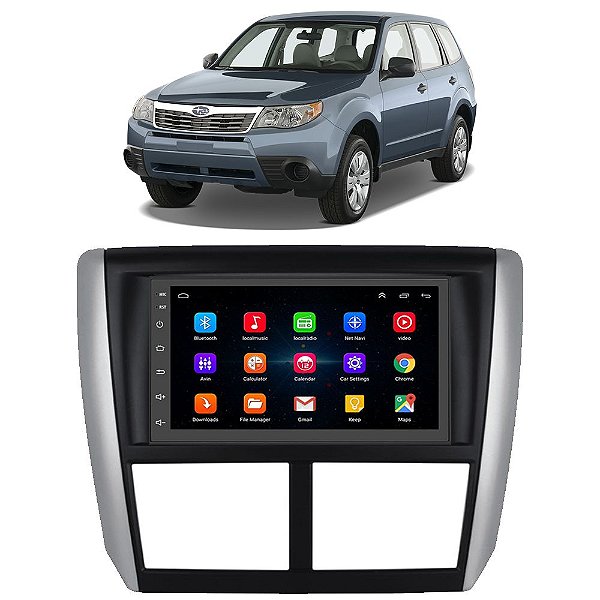 Kit Multimídia Android Subaru Forester (2009-2012) 7'' Polegadas 1-16GB GPS TV Online Bluetooth WiFi