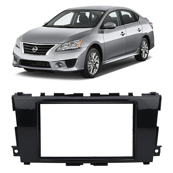 Moldura Painel 2 Din 7 Polegadas Nissan Altima 2013 2014 Para Multimidia Player