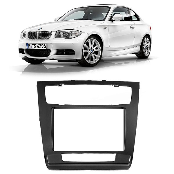 Moldura Painel 2 Din 7" Polegadas DVD BMW Serie 1 2007-2011